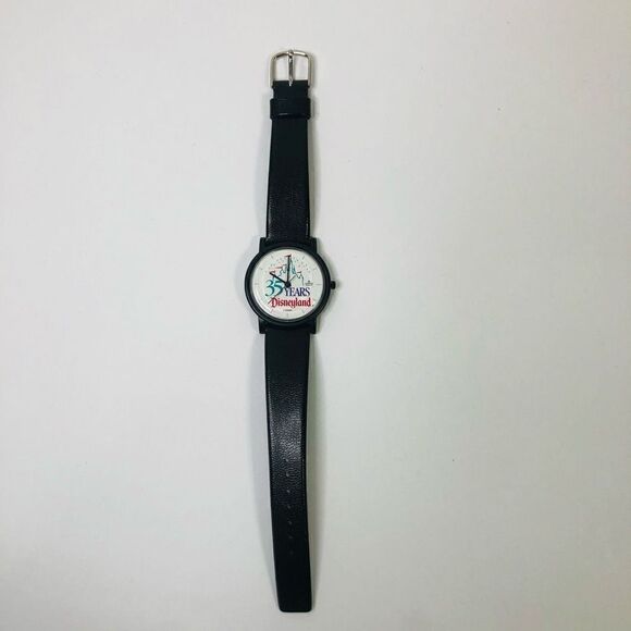 disneyland watch 35 year anniversary walt disney lorus vintage novelty black - Picture 1 of 5